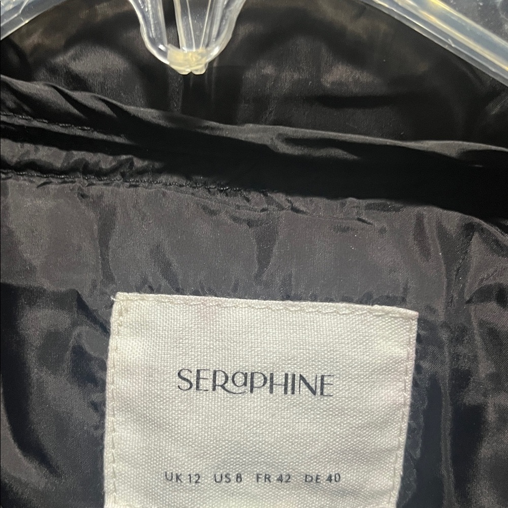 SERAPHINE MATERNITY SIZE 8 GLENN PUFFER JACKET COAT - Picture 7 of 10